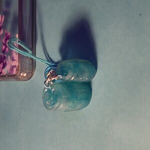 Electric lemonaid jar phone charm